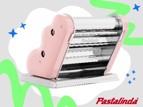 Pastalinda Clásica 200 Rosa - Máquina de Pastas Caseras