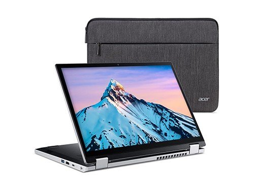 Notebook Acer aspire 3 Spin Core i3 8gb DDR5 256GB SSD Tactil y Funda