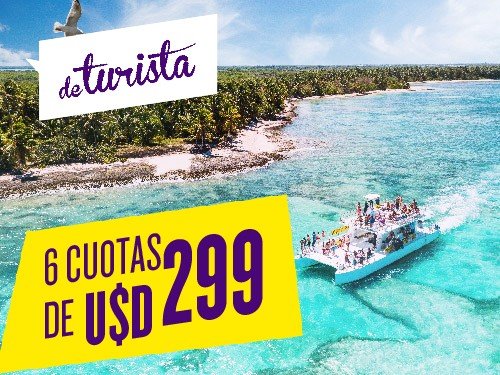 Punta Cana de 8 a 11 días all inclusive - EN CUOTAS EN PESOS Y SIN INT