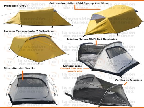 Carpa 2 Persona Spinit Iglu Alpine Pro Aluminio Uv50+ PU5000mm Camping