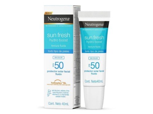 Neutrogena Protector Solar FPS 50 Sun Fresh Hydro Boost Sin Color 40ml