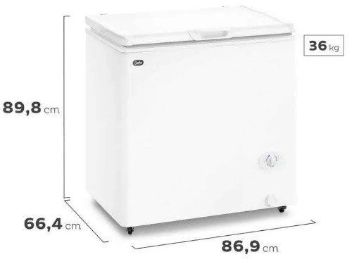 FREEZER GAFA 205L  INVERTER BLANCO FGHI200B-M