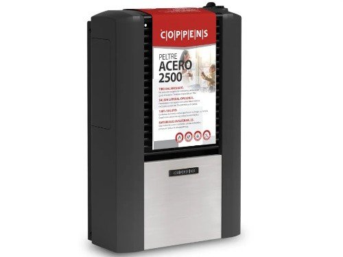 CALEFACTOR COPPENS 2500Kcal TB PELTRE ACERO (SALIDA DERECHA)