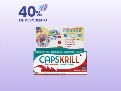 Omega 3 Aceite De Krill X40 Capsulas Capskrill