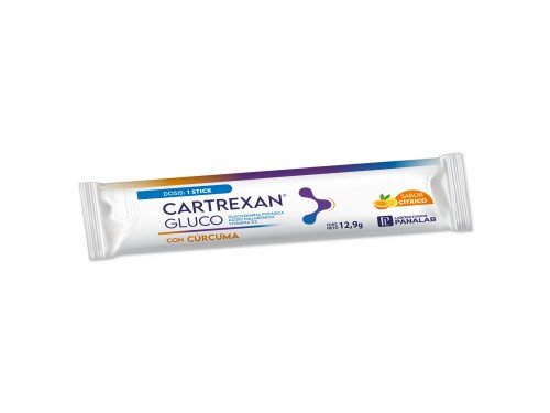 Cartrexan Gluco. Sticks x30 U. Glucosamina Potásica Cúrcuma, Ácido Hia