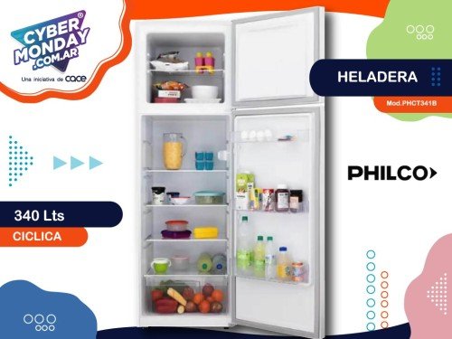 Heladera Mod. PHCT341B, cíclica, Cap. 340 Lts, Blanca, Philco