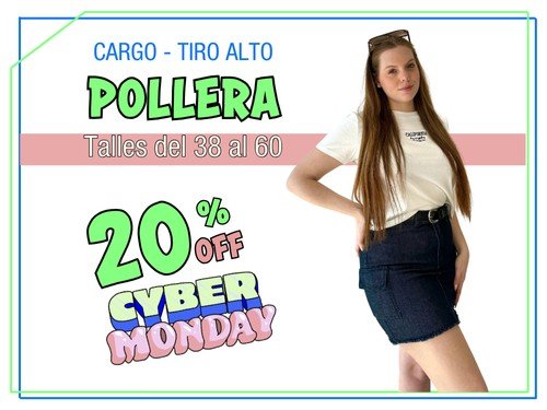 POLLERA TIRO ALTO CARGO