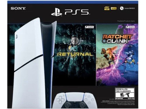 CONSOLA PLAYSTATION 5 DIGITAL BUNDLE RADCHET & CLANK: RIFT APART Y RET