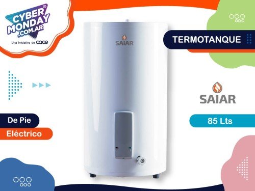 Termotanque Cap.85 Lts, de pie,  eléctrico, carga superior, Saiar