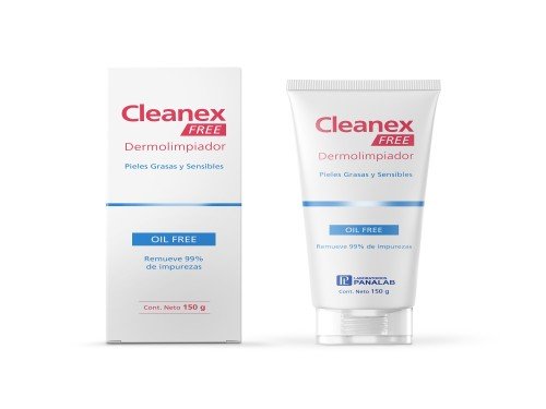 Cleanex Free Gel Limpiador 150gr. Piel Sensible. Piel Grasa