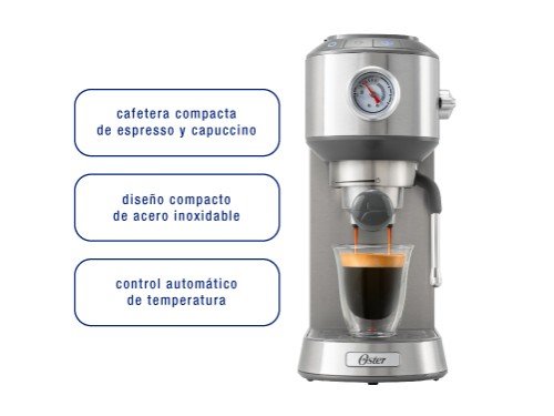 Cafetera compacta de espresso Oster® BVSTEM7200