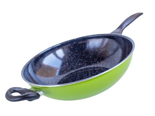 Wok 29cm Cocina Sartén Hogar 2,3mm Grosor Teflón Aluminio Profesional