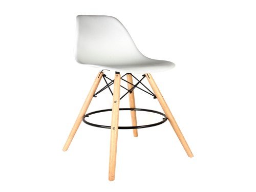 Banquetas Eames Blancas x2