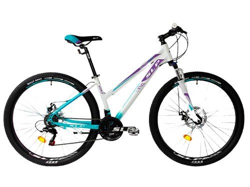 BICICLETA MTB PARA DAMA R29 ALUMINIO 21V SHIMANO FRENO DISCO SLP 50