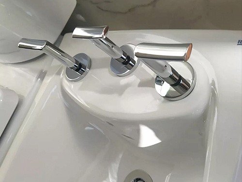 Combo de griferia baño Piazza Mind Lavatorio, bidet y ducha