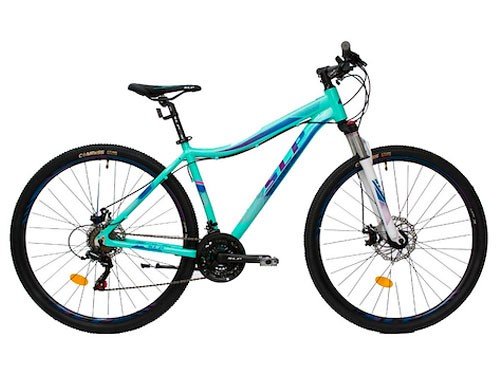 Bicicleta Mountain Bike Mujer Dama R.29 Shimano 21V F/Disc SLP 100