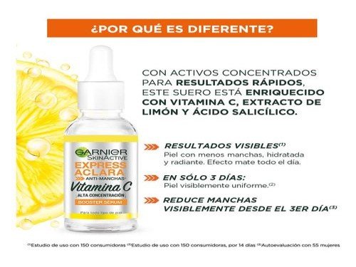 Serum iluminador vitamina C 30ml GARNIER