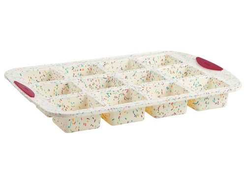 Molde Silicona 12 Brownies Confetti Marca Trudeau Apto Horno