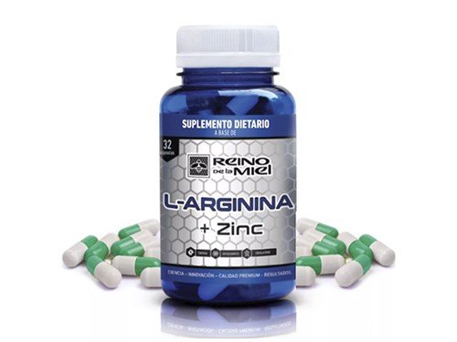 Cápsulas Mas Vigor de L-Arginina + Zinc 3x2