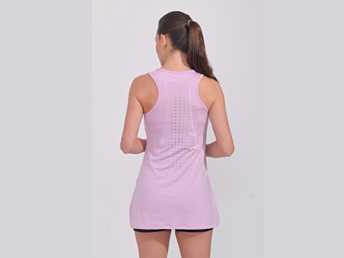 Musculosa Deportiva con calado laser en espalda tela ultra soft Runik