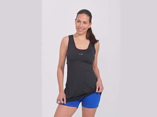 Musculosa Deportiva con calado laser en espalda tela ultra soft Runik