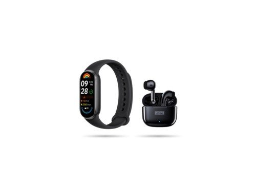 Smartwatch Xiaomi Smart Band 9 Negro + Auriculares LP40 Pro Negro + 5%