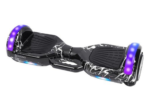 Patineta Scooter Eléctrica Luz Led Parlante Hoverboard Suono Snve-1000