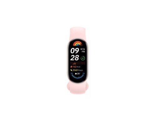 Smartwatch Xiaomi Smart Band 9 Pantalla Amoled de 1.62" Malla Rosa