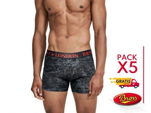 Pack X5 Bóxer Hombre Estampados Bross