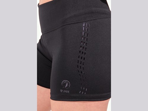 Short Deportivo cintura alta detalle de tranfer lateral al tono Runik