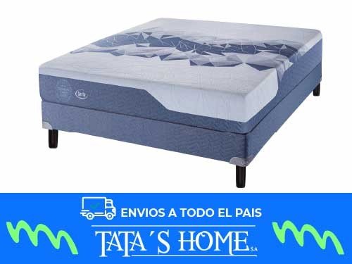 Sommier 2 Plazas Resortes Pocket 140x190x26 Serta Luisiana