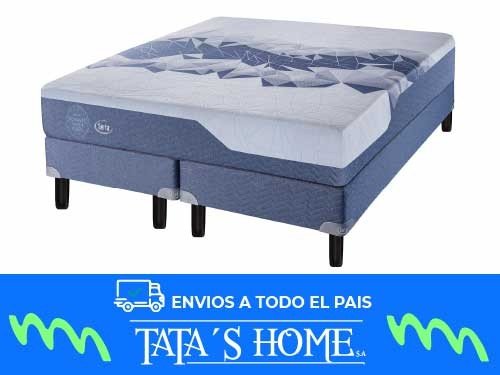 Sommier Queen Size Resortes Pocket 160x200x26 Serta Luisiana