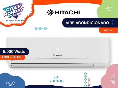 Aire Acondicionado Mod. Eco, Potencia: 5000 Watts, Frio/Calor, Hitachi