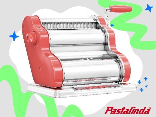 Pastalinda Clásica 200 Coral - Máquina de Pastas Caseras