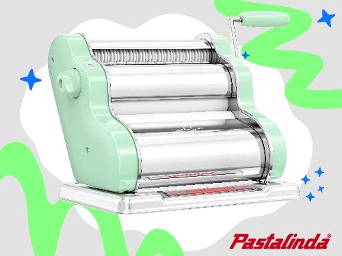 Pastalinda Clásica 200 Verde Pastel - Máquina de Pastas Caseras