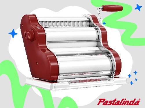 Pastalinda Clásica 200 Bordó - Máquina de Pastas Caseras