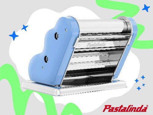 Pastalinda Clásica 200 Celeste - Máquina de Pastas Caseras