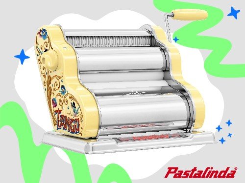 Pastalinda Clásica 200 Tango Amarilla - Máquina de Pastas Caseras