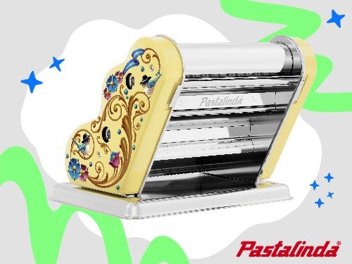 Pastalinda Clásica 200 Tango Amarilla - Máquina de Pastas Caseras