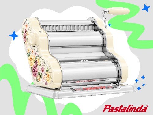 Pastalinda Claásica 200 Fiori Crema - Máquina de Pastas Caseras