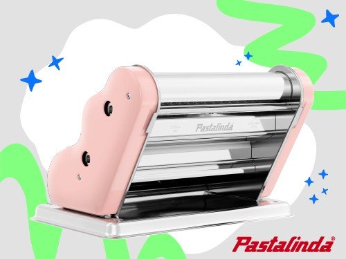 Pastalinda Clásica 260 Rosa - Máquina de Pastas Caseras