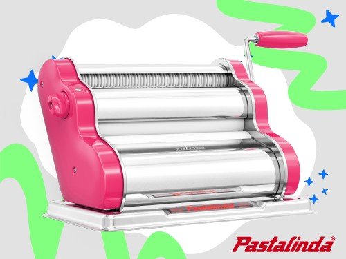 Pastalinda Clásica 260 Fucsia - Máquina de Pastas Caseras