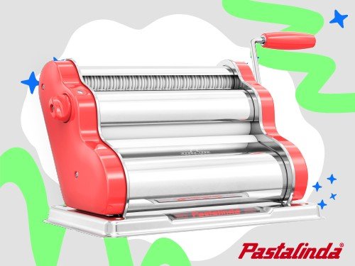 Pastalinda Clásica 260 Coral - Máquina de Pastas Caseras