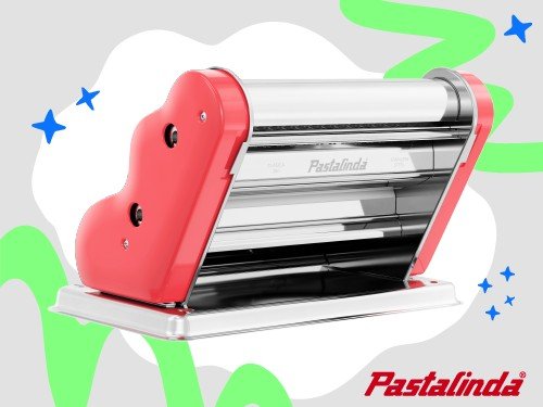 Pastalinda Clásica 260 Coral - Máquina de Pastas Caseras