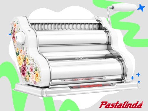 Pastalinda Clásica 260 Fiori Blanca - Máquina de Pastas Caseras