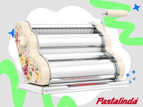 Pastalinda Clásica 260 Fiori Crema - Máquina de Pastas Caseras