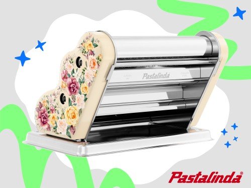 Pastalinda Clásica 260 Fiori Crema - Máquina de Pastas Caseras