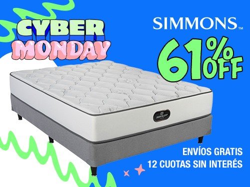 Colchón Simmons DeepSleep Foam 2 PlazaS 190x140