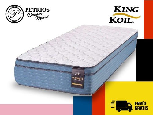 Colchón Resortes y Europillow 90×190 King Koil Aspen