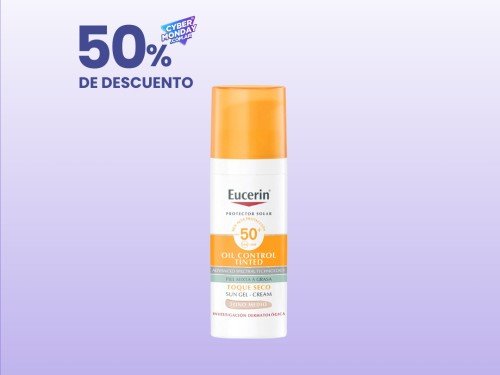 Protector Solar Oil Control Eucerin Tono Medio F50 X50ml